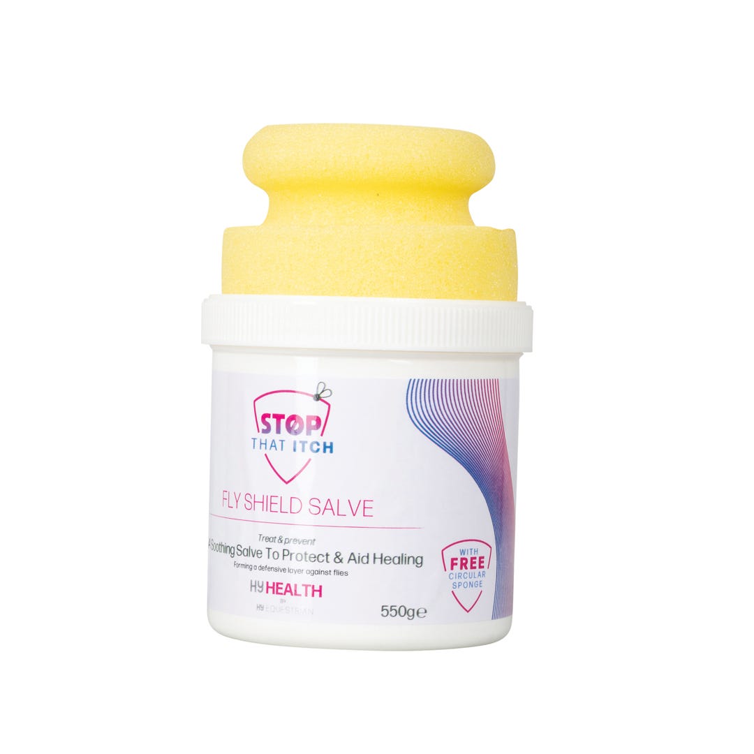 HyHEALTH STOP THAT ITCH! Fly Shield Salve with Circular Sponge by Hy Equestrian image 2